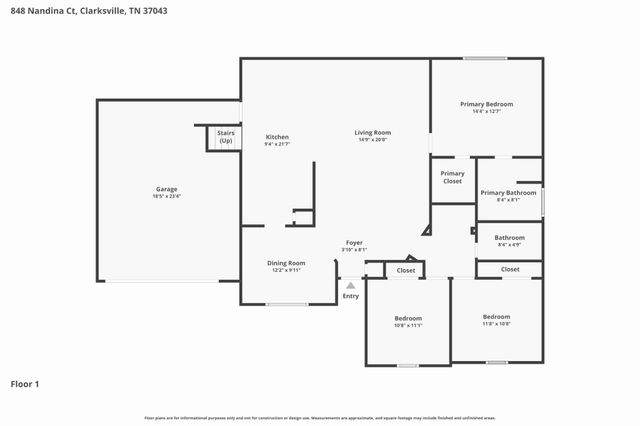 848 Nandina Ct, Clarksville, TN 37043