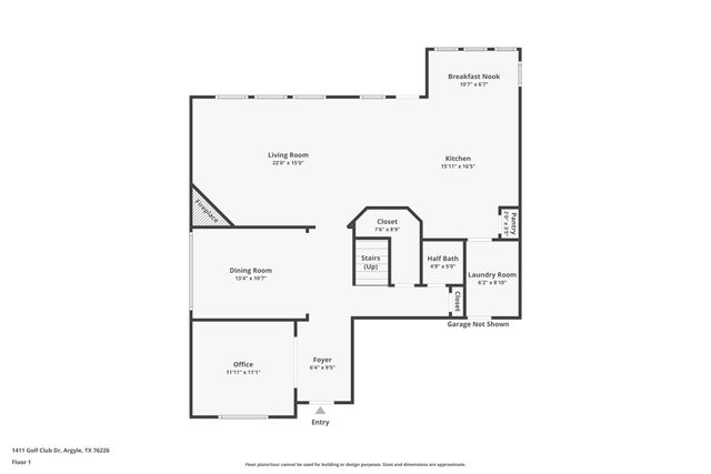 1411 Golf Club Drive, Lantana, TX 76226