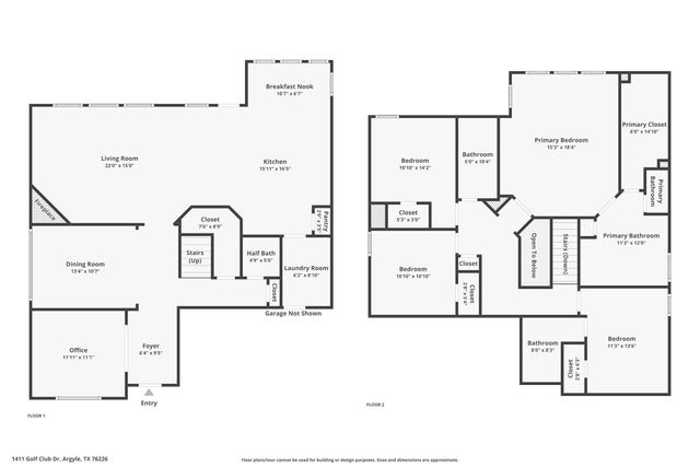 1411 Golf Club Drive, Lantana, TX 76226