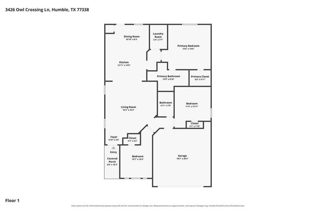 3426 Owl Crossing Lane, Humble, TX 77338