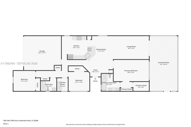 1281 NW 170th Ave, Pembroke Pines, FL 33028