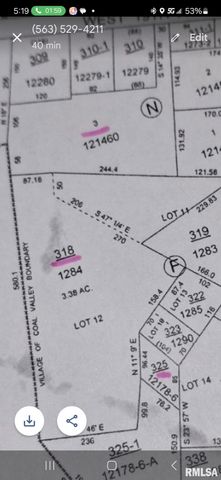 Lot 318,325 & 3 W 19TH Avenue, Coal Valley, IL 61240