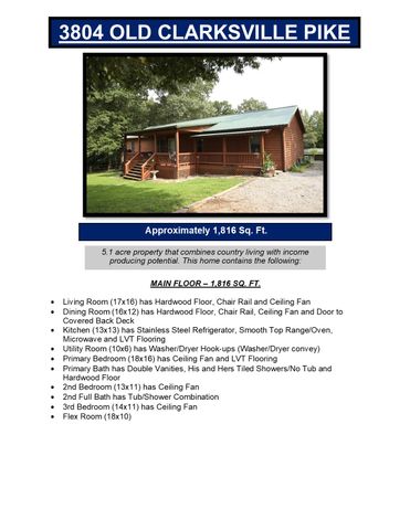 3804 Old Clarksville Pike, Clarksville, TN 37043