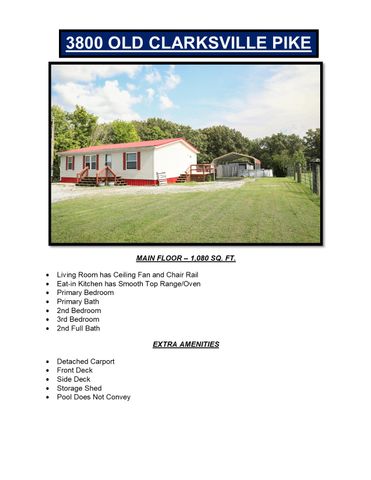 3804 Old Clarksville Pike, Clarksville, TN 37043
