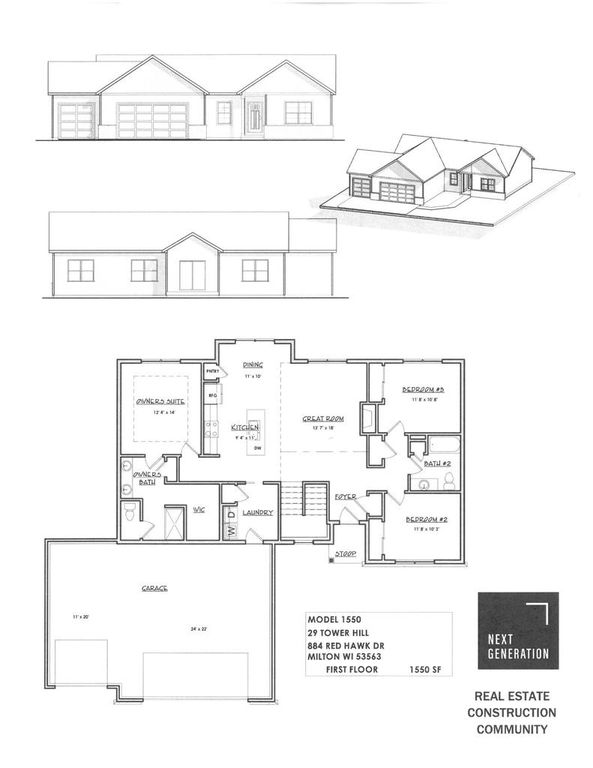 884 Red Hawk Drive, Milton, WI 53563