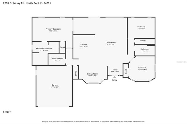 2210 EMBASSY ROAD, North Port, FL 34291