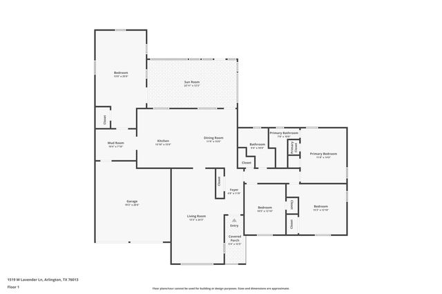 1519 W Lavender Lane, Arlington, TX 76013