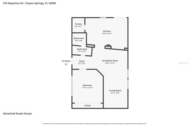 915 BAYSHORE DRIVE, Tarpon Springs, FL 34689