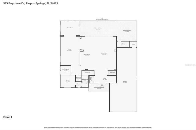 915 BAYSHORE DRIVE, Tarpon Springs, FL 34689