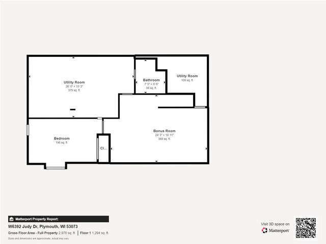W6392 Judy DRIVE, Plymouth, WI 53073