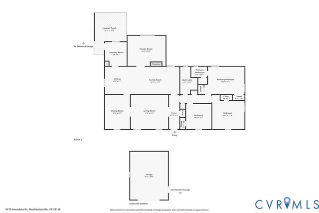 9170 Avondale Dr, Mechanicsville, VA 23116