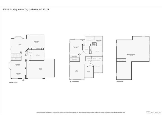 10580 Kicking Horse Dr, Littleton, CO 80125