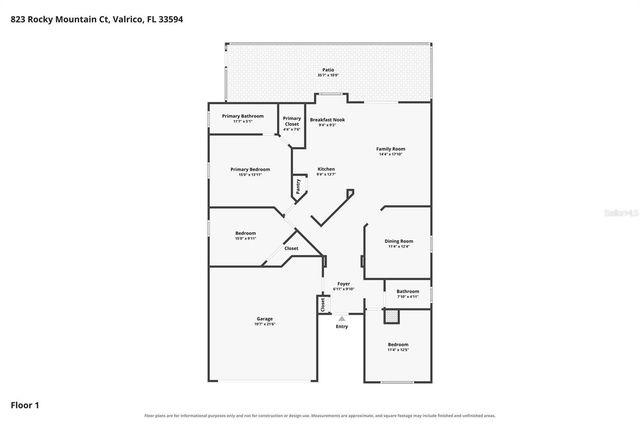 823 ROCKY MOUNTAIN COURT, Valrico, FL 33594