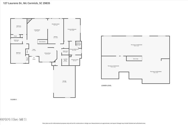 127 Laurens Drive, Mc Cormick, SC 29835