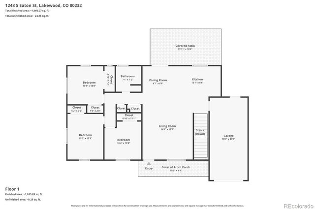 1248 S Eaton Street, Lakewood, CO 80232