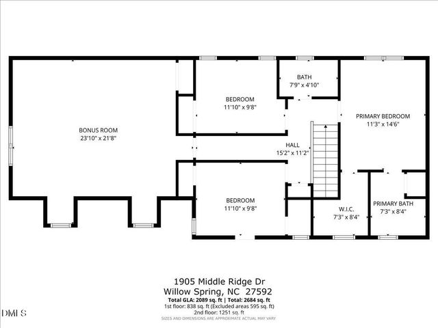 1905 Middle Ridge Drive, Willow Springs, NC 27592