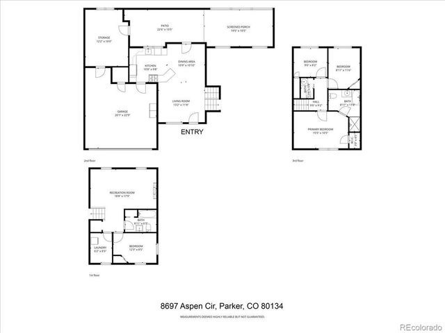 8697 Aspen Cir, Parker, CO 80134