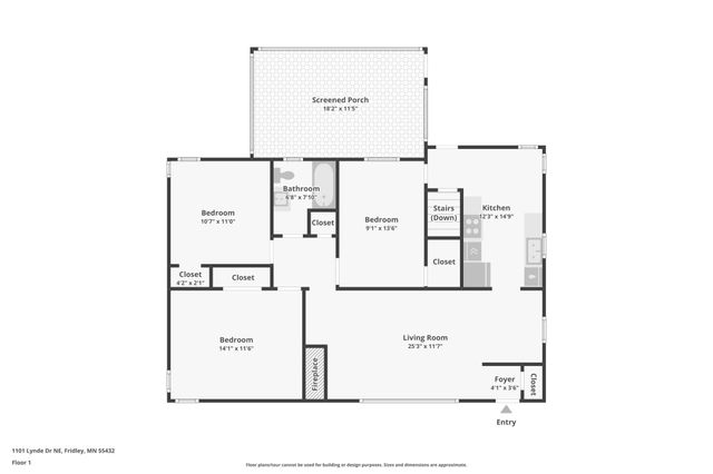 1101 Lynde Drive NE, Fridley, MN 55432