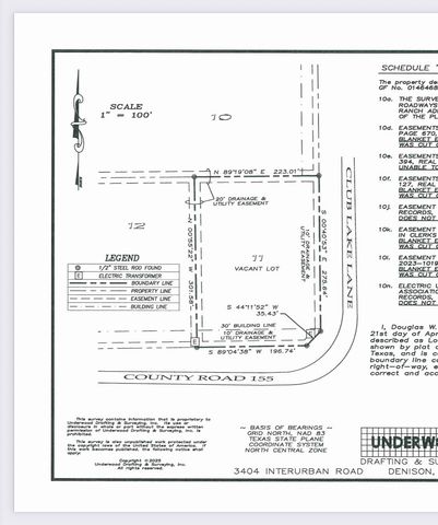 Lot 11 Club Lake Road, Whitesboro, TX 76273