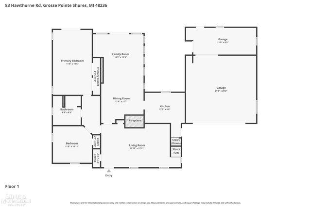 83 Hawthorne Road, Grosse Pointe Shores, MI 48236