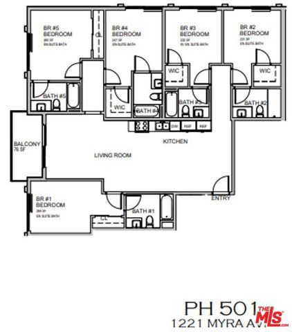 1221 Myra Avenue PH501, Los Angeles, CA 90029