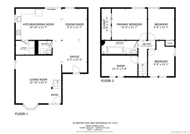 40 Mercury Avenue, East Patchogue, NY 11772