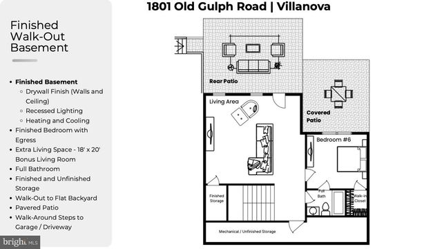 1801 OLD GULPH RD, Villanova, PA 19085