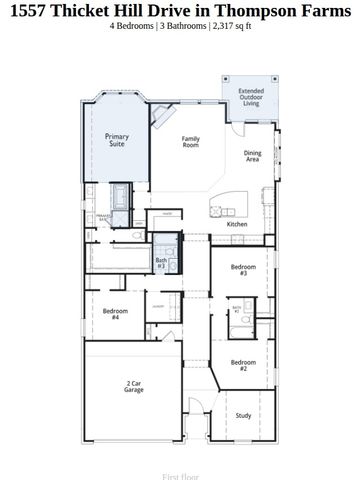 1557 Thicket Hill Drive, Van Alstyne, TX 75495
