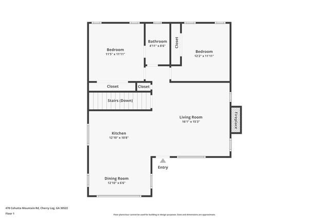 478 Cohutta Mountain Road, Blue Ridge, GA 30513
