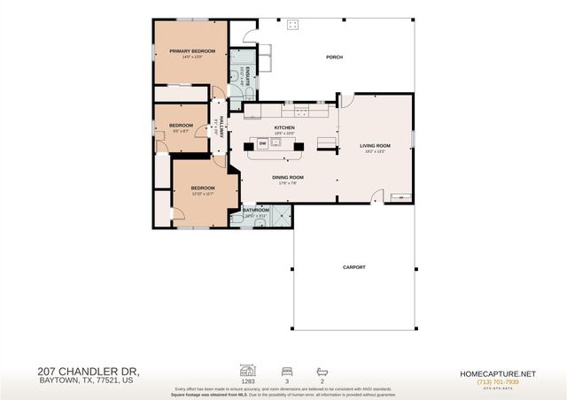 207 Chandler Drive, Baytown, TX 77521