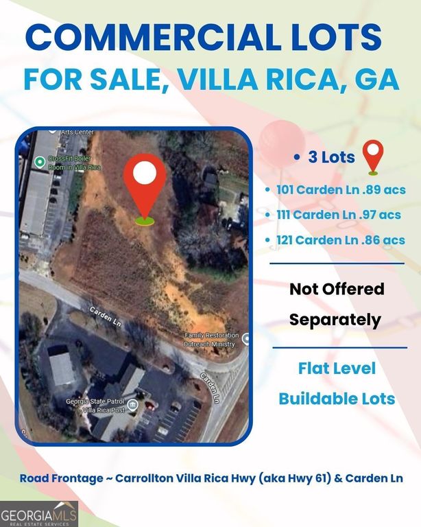 101, 111, 121 Carden Lane, Villa Rica, GA 30180