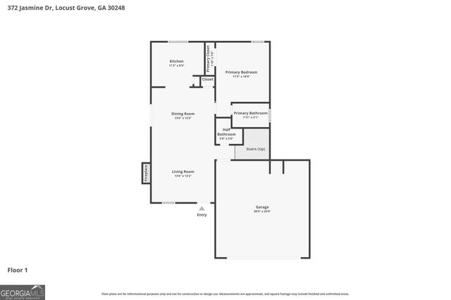 372 Jasmine Drive, Locust Grove, GA 30248