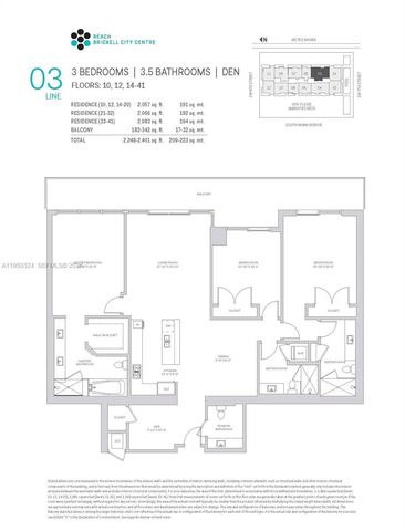 68 SE 6th St 3703, Miami, FL 33131