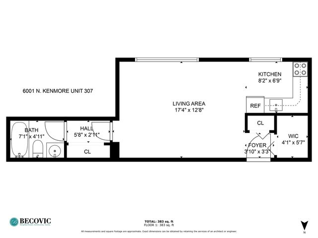 6001 N Kenmore Avenue 307, Chicago, IL 60660