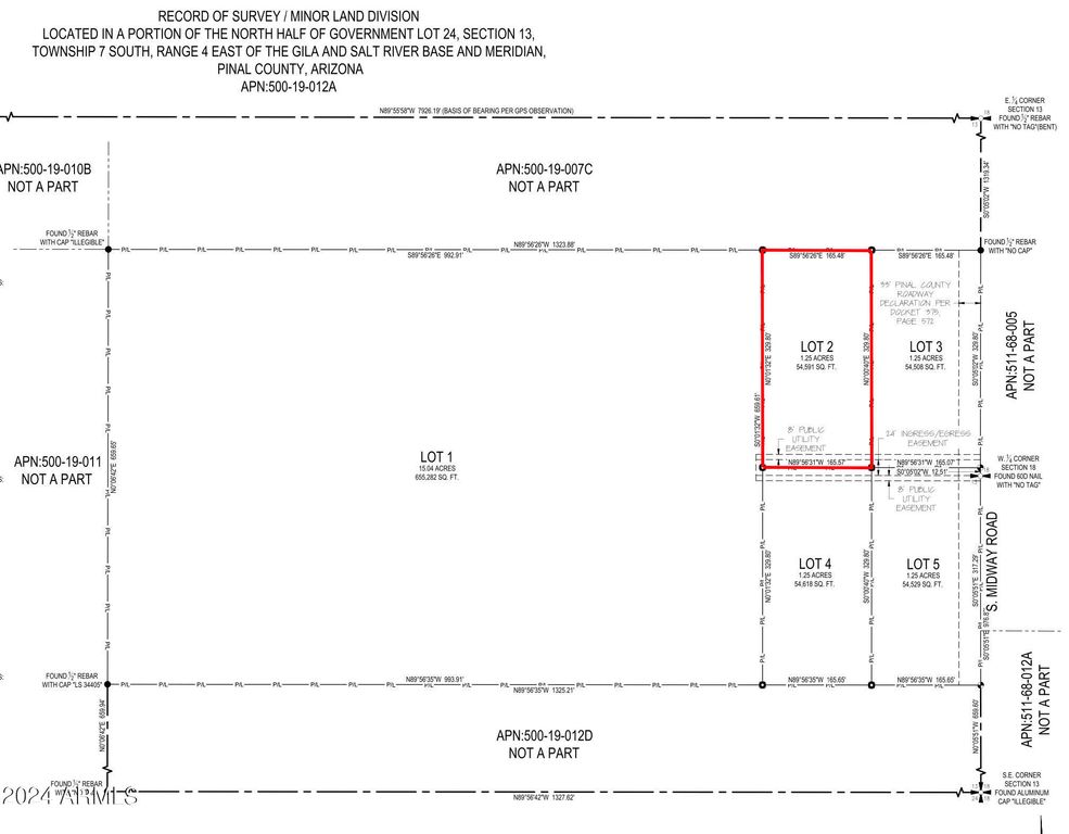 LOT 2 S MIDWAY (WEST) Road 2, Casa Grande, AZ 85193 — photo 2