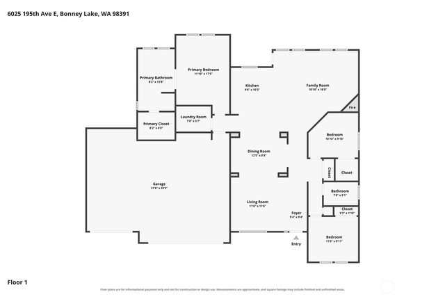 6025 195th Avenue E, Bonney Lake, WA 98391