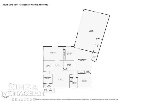 38015 Circle Drive, Harrison Twp, MI 48045