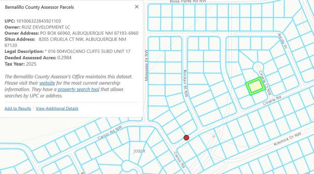 3 Lots Ciruela Road NW, Albuquerque, NM 87120
