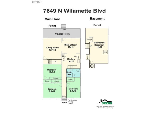 7649 N WILLAMETTE Blvd, Portland, OR 97203