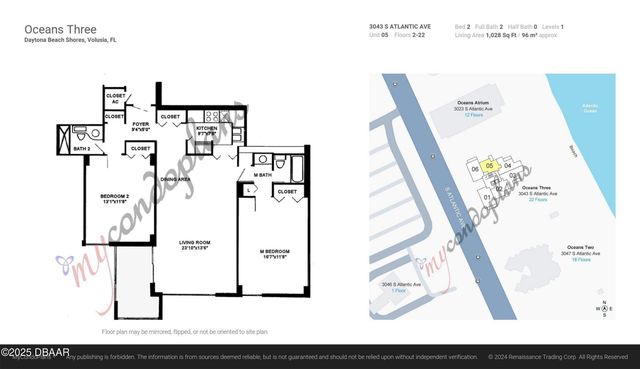 3043 S Atlantic Ave Apt 1605, Daytona Beach, FL 32118