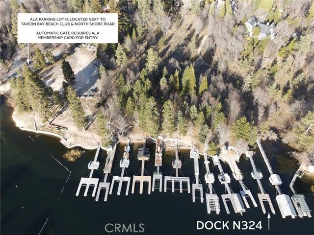 324 N324- Single Slip Dock, Lake Arrowhead, CA 92352