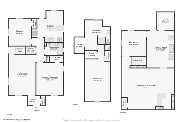 261 GARFIELD AVE, Jc, Greenville, NJ 07305