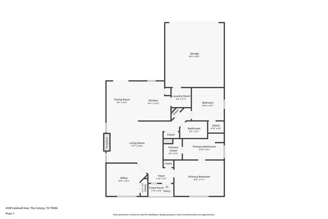 4109 Caldwell Avenue, The Colony, TX 75056