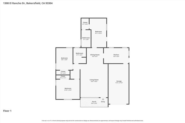 1308 El Rancho Drive, Bakersfield, CA 93304