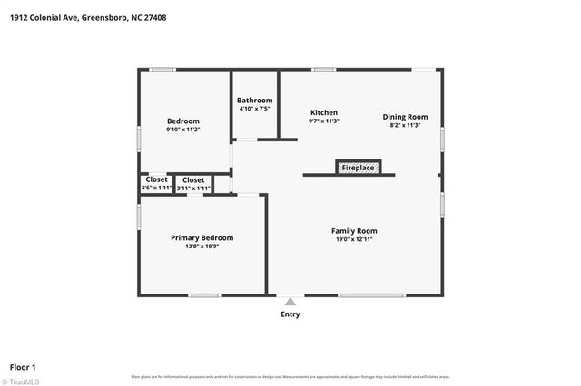 1912 Colonial Avenue, Greensboro, NC 27408
