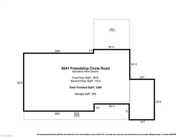 5041 Friendship Circle Road, East Bend, NC 27018