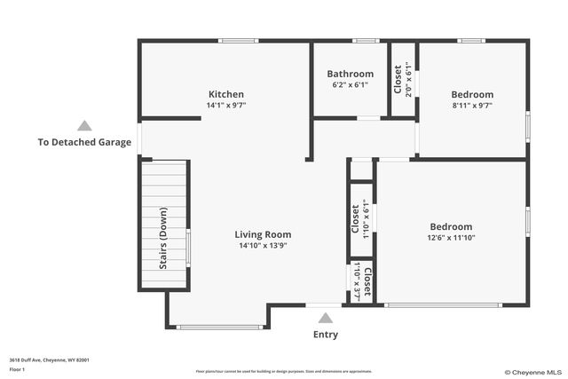 3618 DUFF AVE, Cheyenne, WY 82001