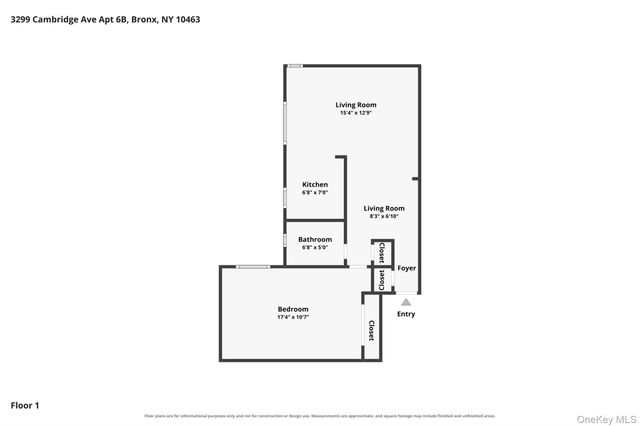 3299 Cambridge Avenue 6B, Bronx, NY 10463