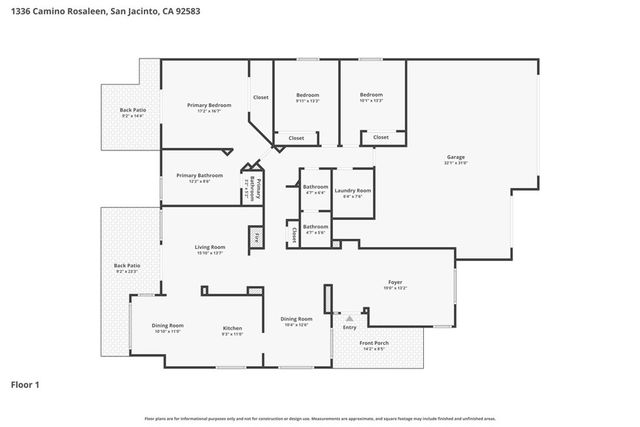 1336 Camino Rosaleen, San Jacinto, CA 92583