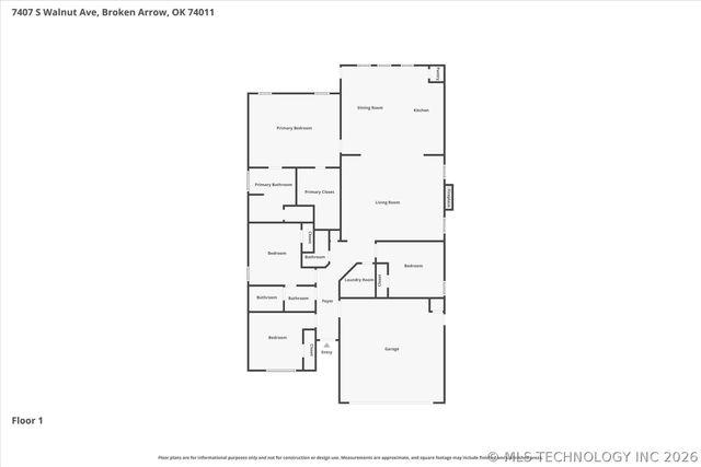 7407 S Walnut Avenue, Broken Arrow, OK 74011